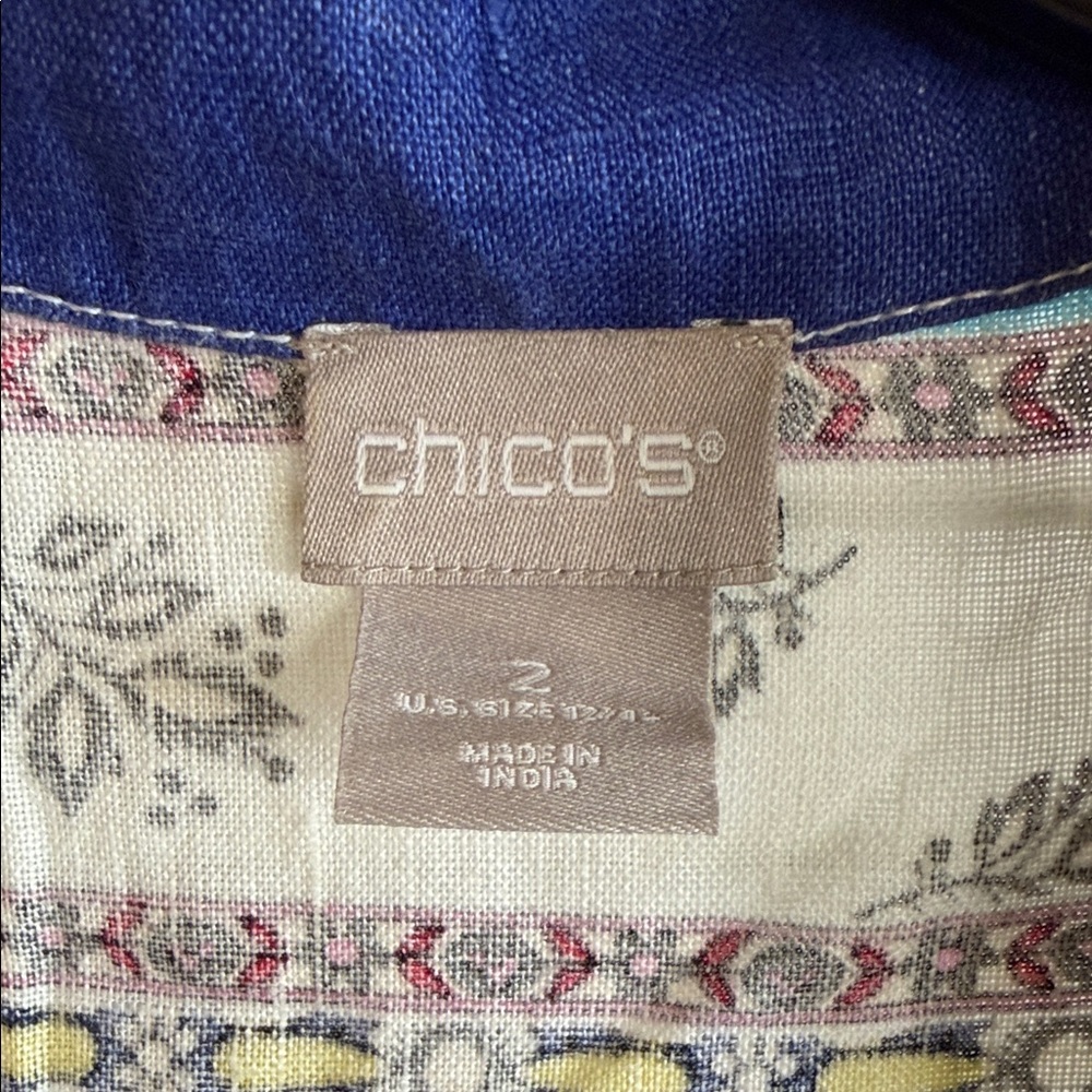 Chico's Multicolor Patterned Jacket - image 2